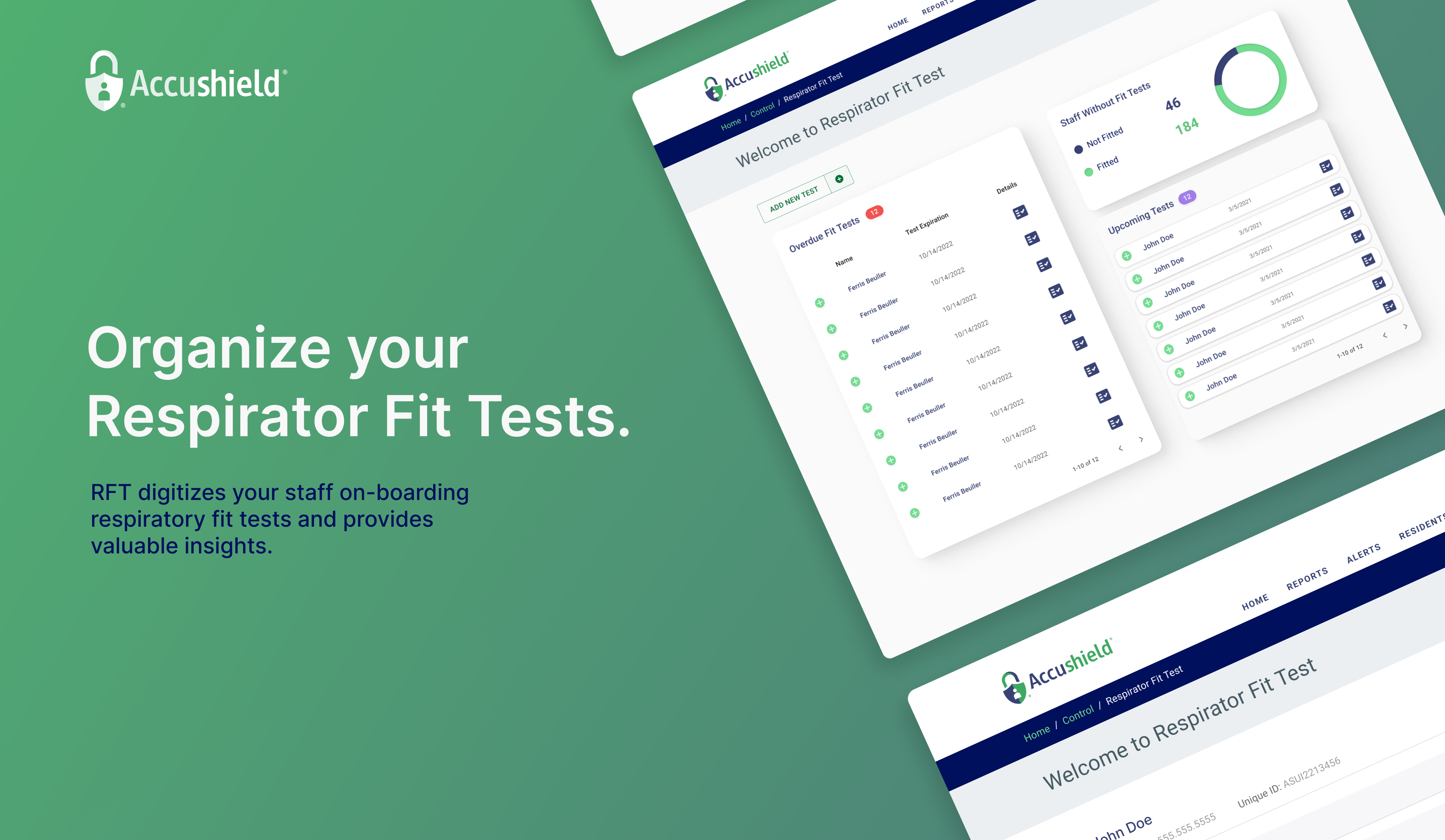 Organize your Respirator Fit Tests today