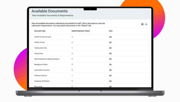 Senior Living Service Providers document management