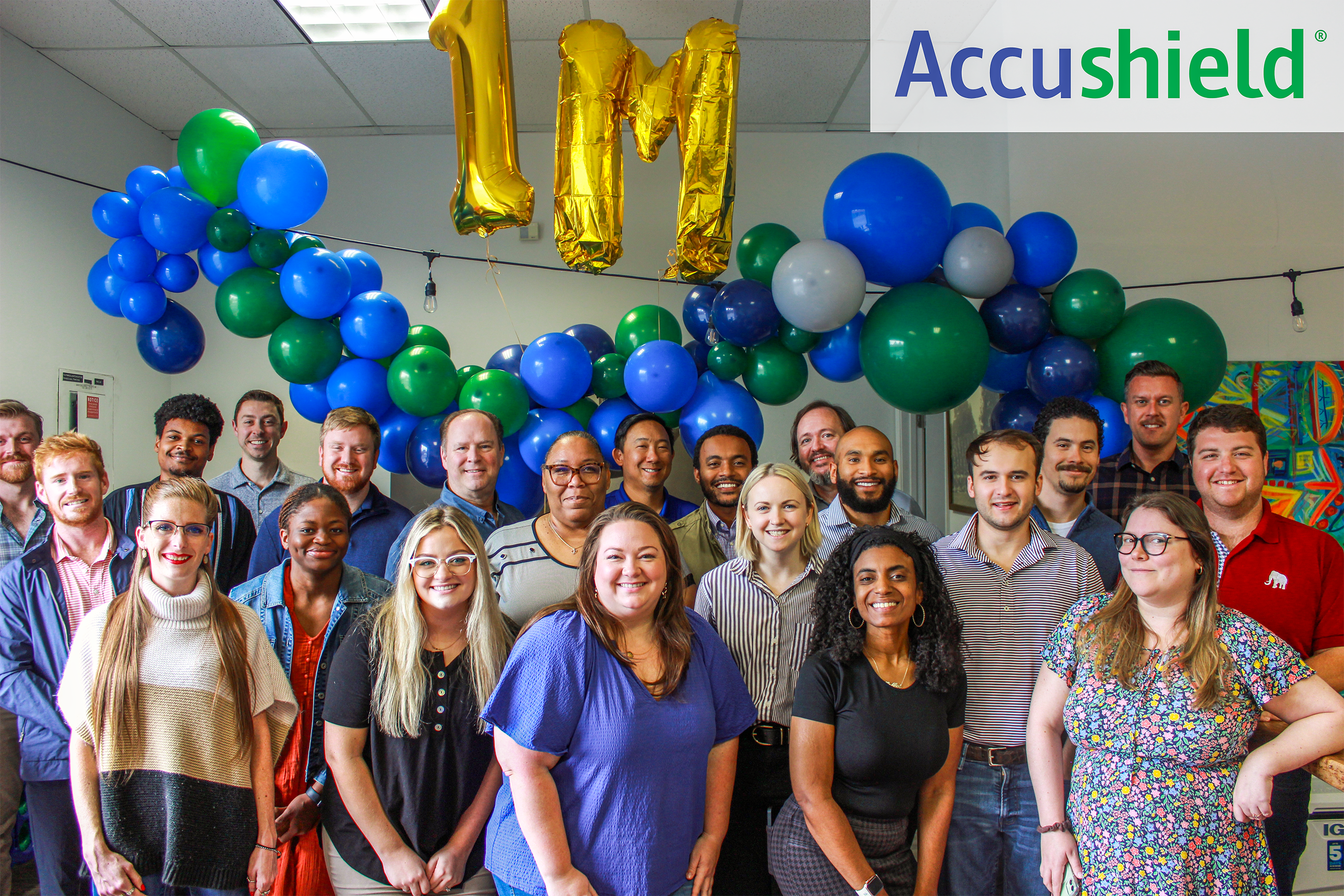 Accushield Reputation Accelerator One Million Ratings office party