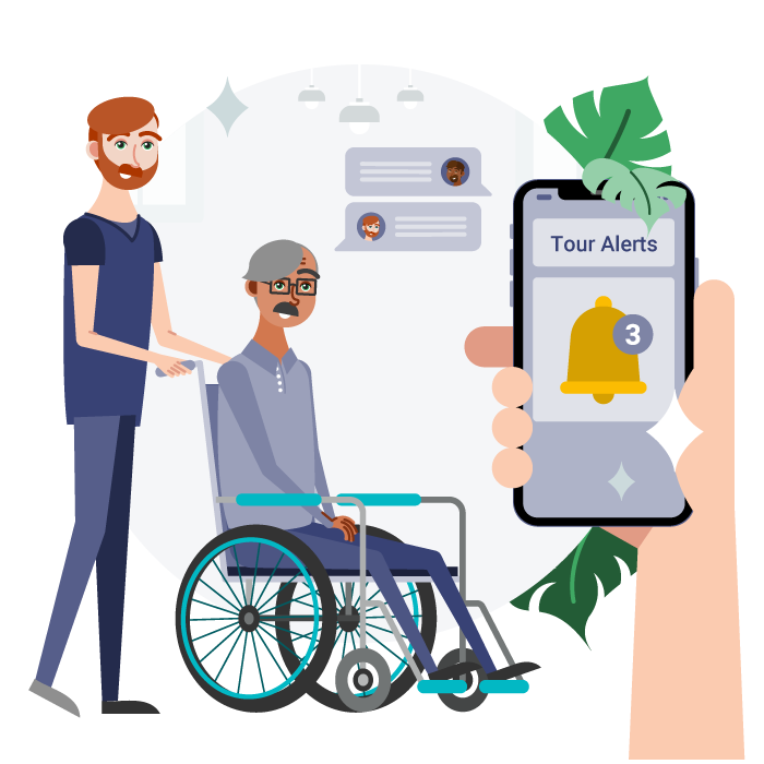 vm-connect connect messaging for senior living